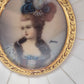 Miniatur-/Lupenmalerei Portrait Madame Pompadour (1721-1764)