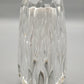 Dekorative Vintage Vase aus Kristallglas mit versilbertem Rand