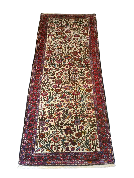 Feiner Handgeknüpfter Malaya Orientteppich aus dem Orient 197x83cm