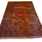 Handgeknüpfter Afghanischer Art Deco Orientteppich Sammlerstück 208x137