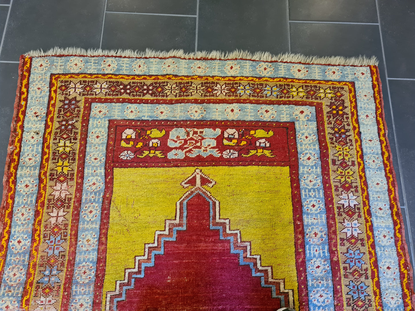 Anatol Mihrab Orientteppich Kunsthandwerk aus Anatolien 155x110cm