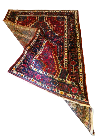 Antiker Feiner Malaya Orientteppich – Eleganz aus dem Orient 209x141cm