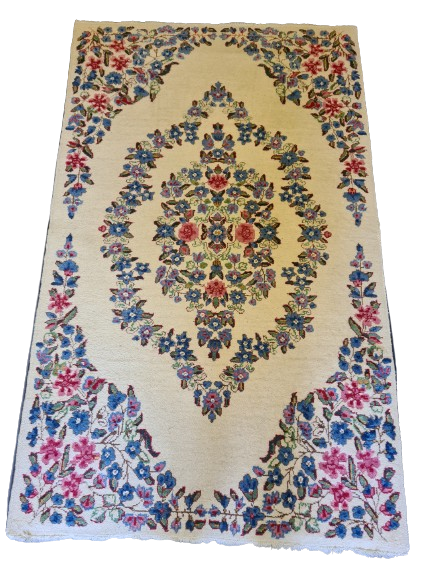 Handgeknüpfter Königlicher Kirman Perser Orientteppich 150x90cm