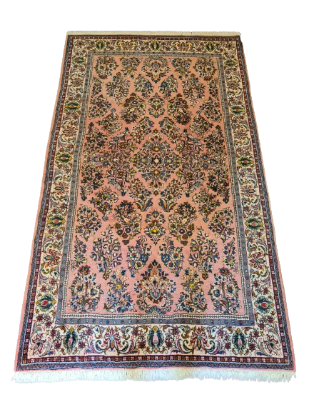 Königlicher Handgeknüpfter Sarough Orientteppich Palast Perser Teppich 231x136cm