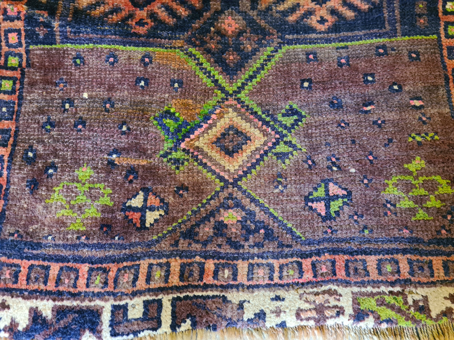 Antiker Handgeknüpfter Anatol Orientteppich Sammlerstück 220x105cm