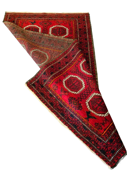 Antiker Handgeknüpfter Belutsch Orientteppich aus Afghanistan 165x90cm