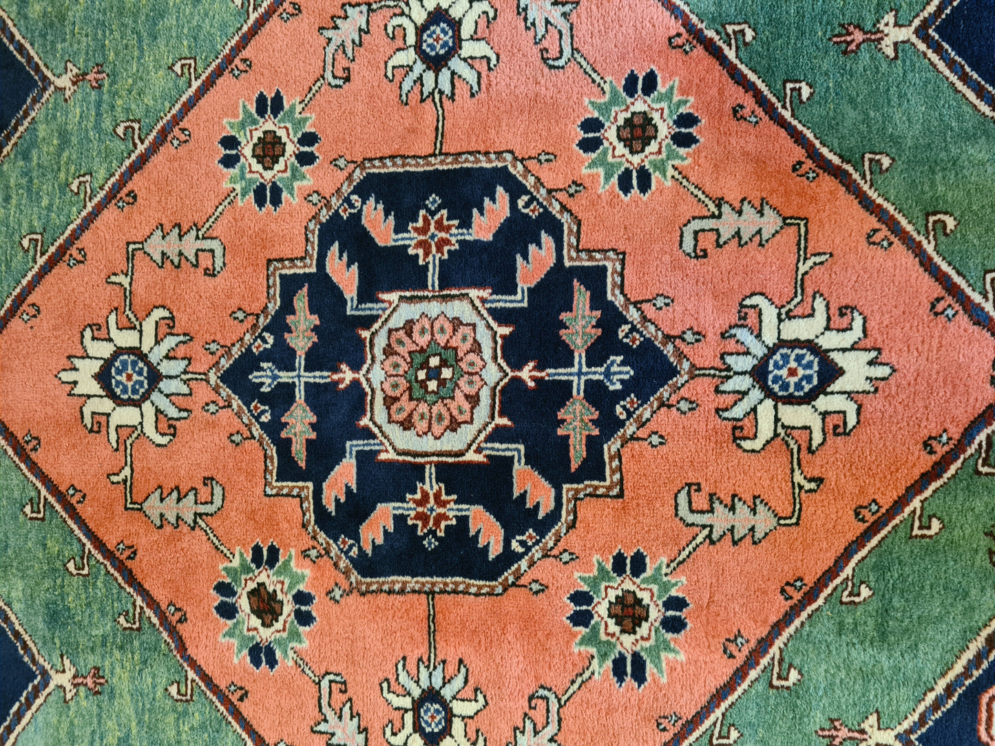 Dekorativer Feiner Antiker Perser Täbris Orientteppich – Meisterwerk 205x145cm