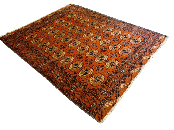 Handgeknüpfter Buchara Orientteppich aus Turkmenistan 177x145cm