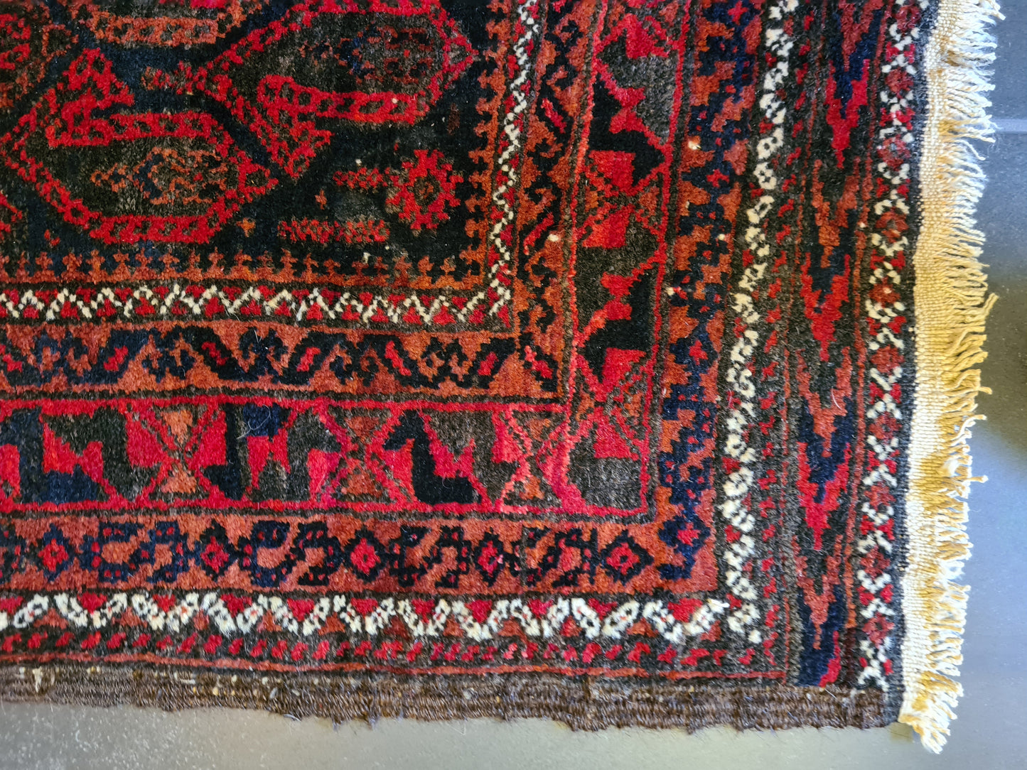 Handgeknüpfter Belutsch Orientteppich Afghanistan Sammlerstück 144x80