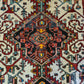 Antiker Handgeknüpfter Heris Karadja Orientteppich Sammlerstück 213x136cm