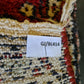 Antiker Handgeknüpfter Heris Karadja Orientteppich Sammlerstück 213x136cm