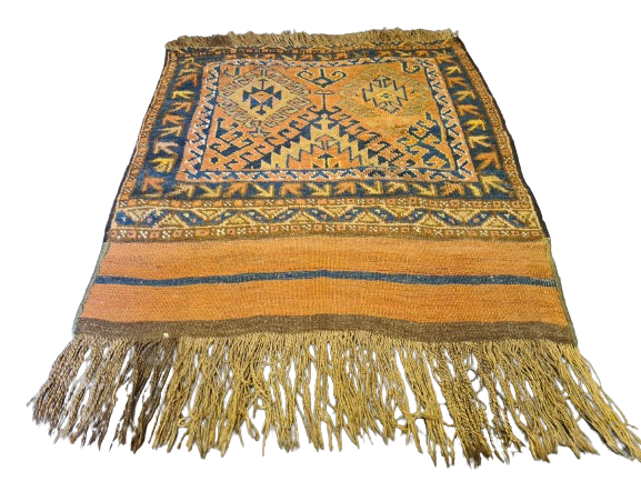 Handgeknüpfter Perser Shiraz Orientteppich Meisterwerk Tradition 90x80