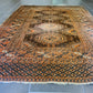 Antiker Handgeknüpfter Afghan Art Deco Orientteppich Sammlerstück 180x130cm