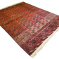 Antiker Handgeknüpfter Turkman Orientteppich Art Deco Stil 186x141cm