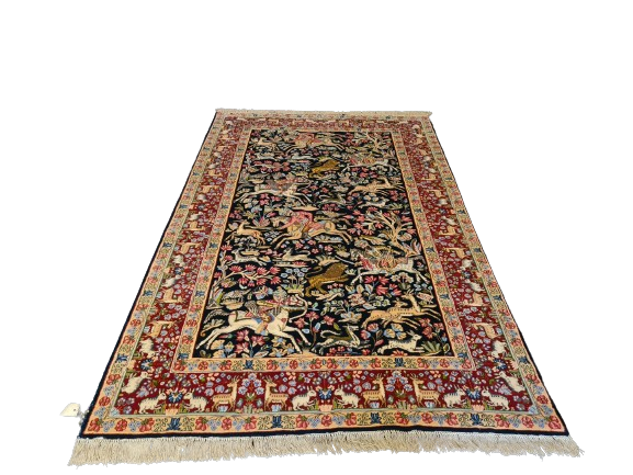 Kirman Perser Teppich Handgeknüpftes Meisterwerk 243x149cm