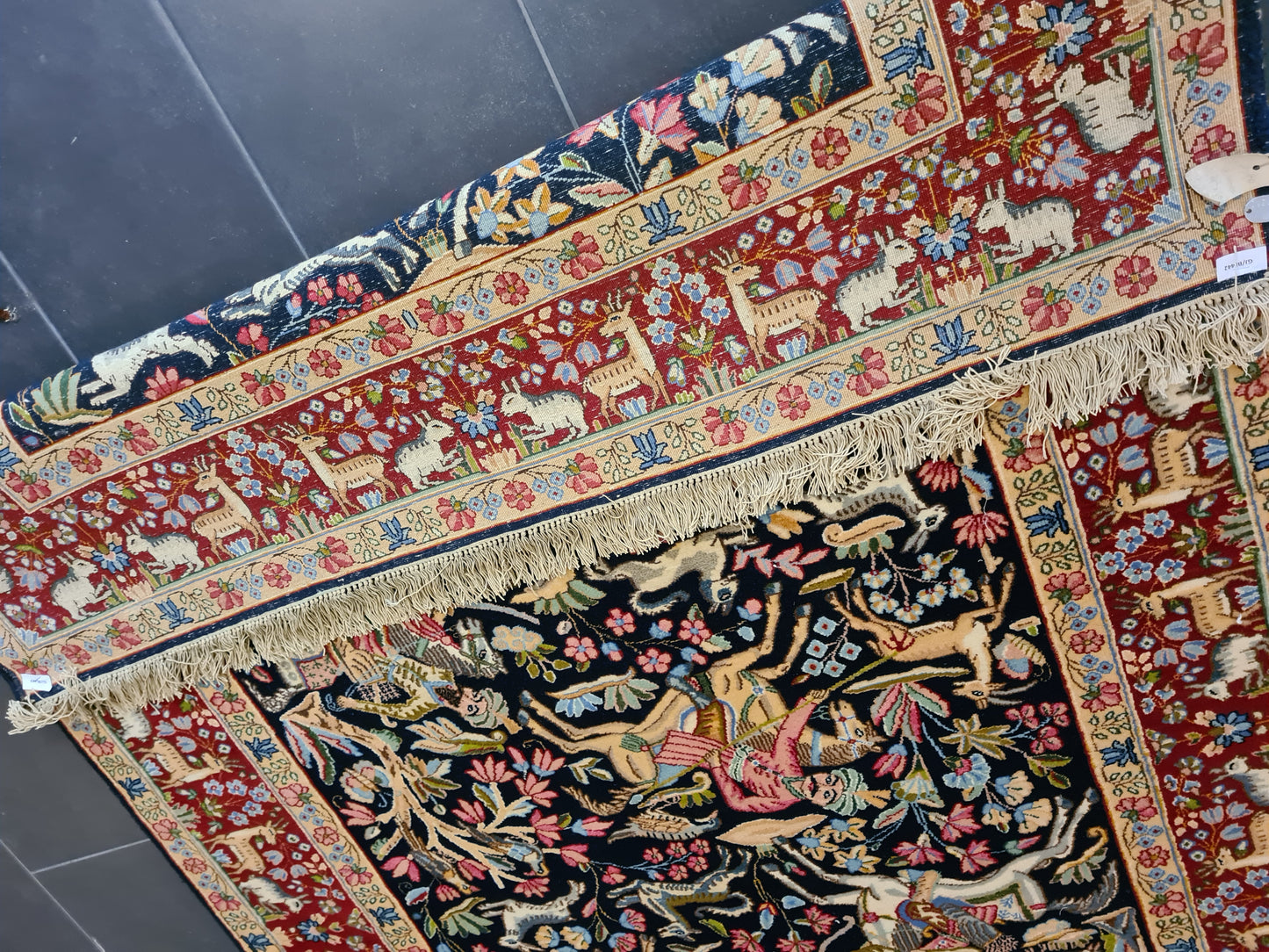 Kirman Perser Teppich Handgeknüpftes Meisterwerk 243x149cm