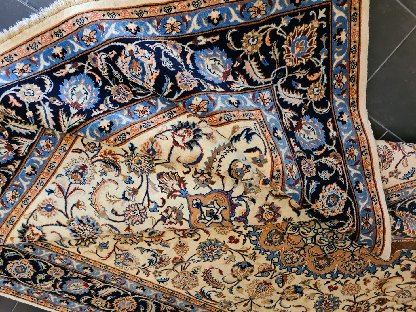 Königlicher Perser Nain Teppich – Prächtiger Palast Teppich 350x245cm