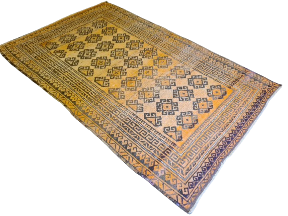 Feiner Antiker Handgeknüpfter Belutsch Orientteppich Seltenes Sammlerstück 194x117cm