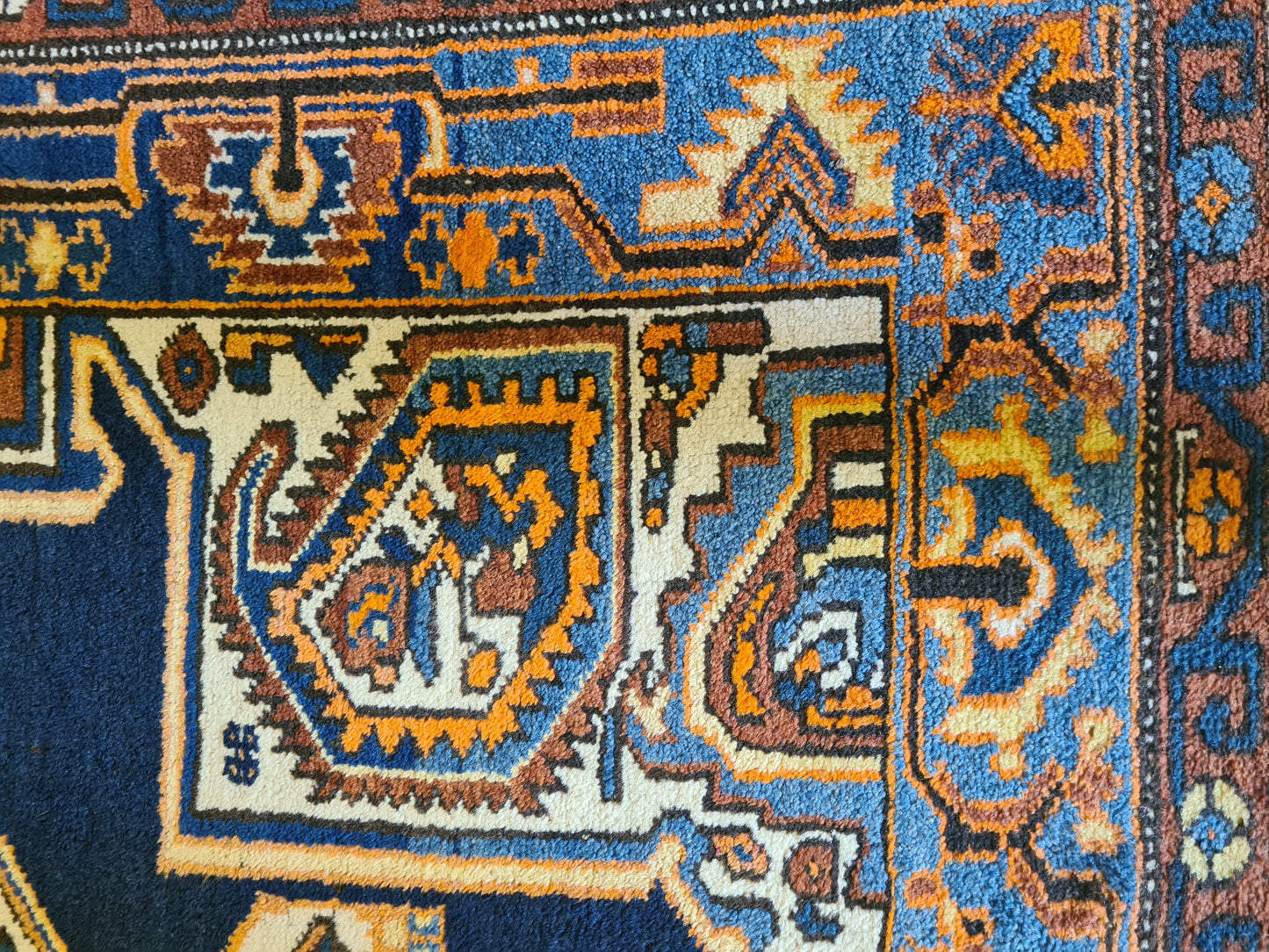 Seltener Handgeknüpfter Bachtiar Orientteppich Ein Sammlerstück aus dem Orient 205x136cm