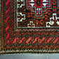 Antiker Handgeknüpfter Belutsch Art Deco Orientteppich Afghan 156x92cm