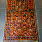 Feiner Antiker Handgeknüpfter Belutsch Gebetsteppich Afghan Sammlerstück 138x87cm