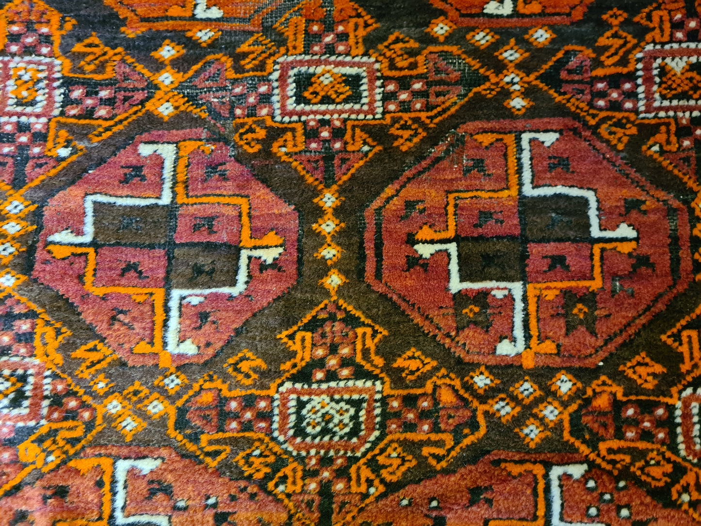 Feiner Antiker Handgeknüpfter Belutsch Gebetsteppich Afghan Sammlerstück 138x87cm