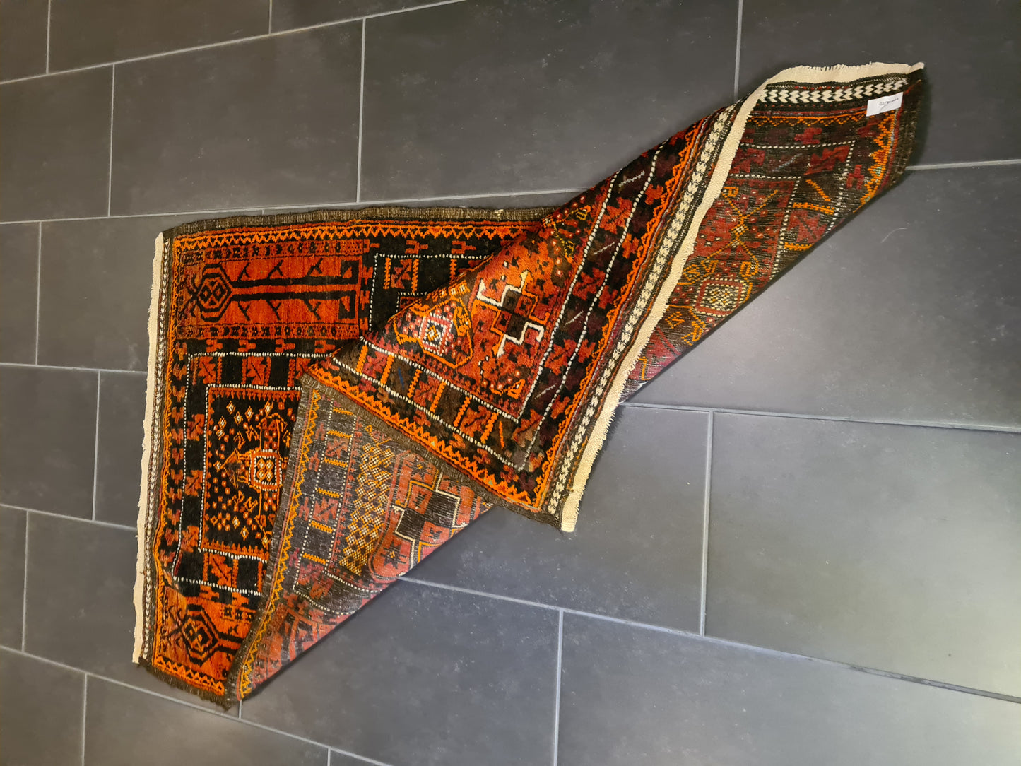 Feiner Antiker Handgeknüpfter Belutsch Gebetsteppich Afghan Sammlerstück 138x87cm