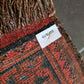 Antiker Handgeknüpfter Afghanischer Art Deco Orientteppich 200x112cm