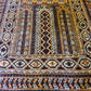 Antiker Handgeknüpfter Belutsch Gebetsteppich im Art Deco-Stil 138x96cm