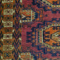 Antiker Feiner Esari Orientteppich aus Turkmenistan Sammlerstück 132x70cm
