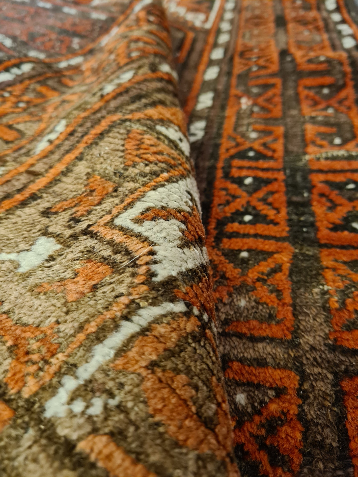 Antiker Feiner Belutsch Orientteppich Afghan Sammlerstück 152x81cm