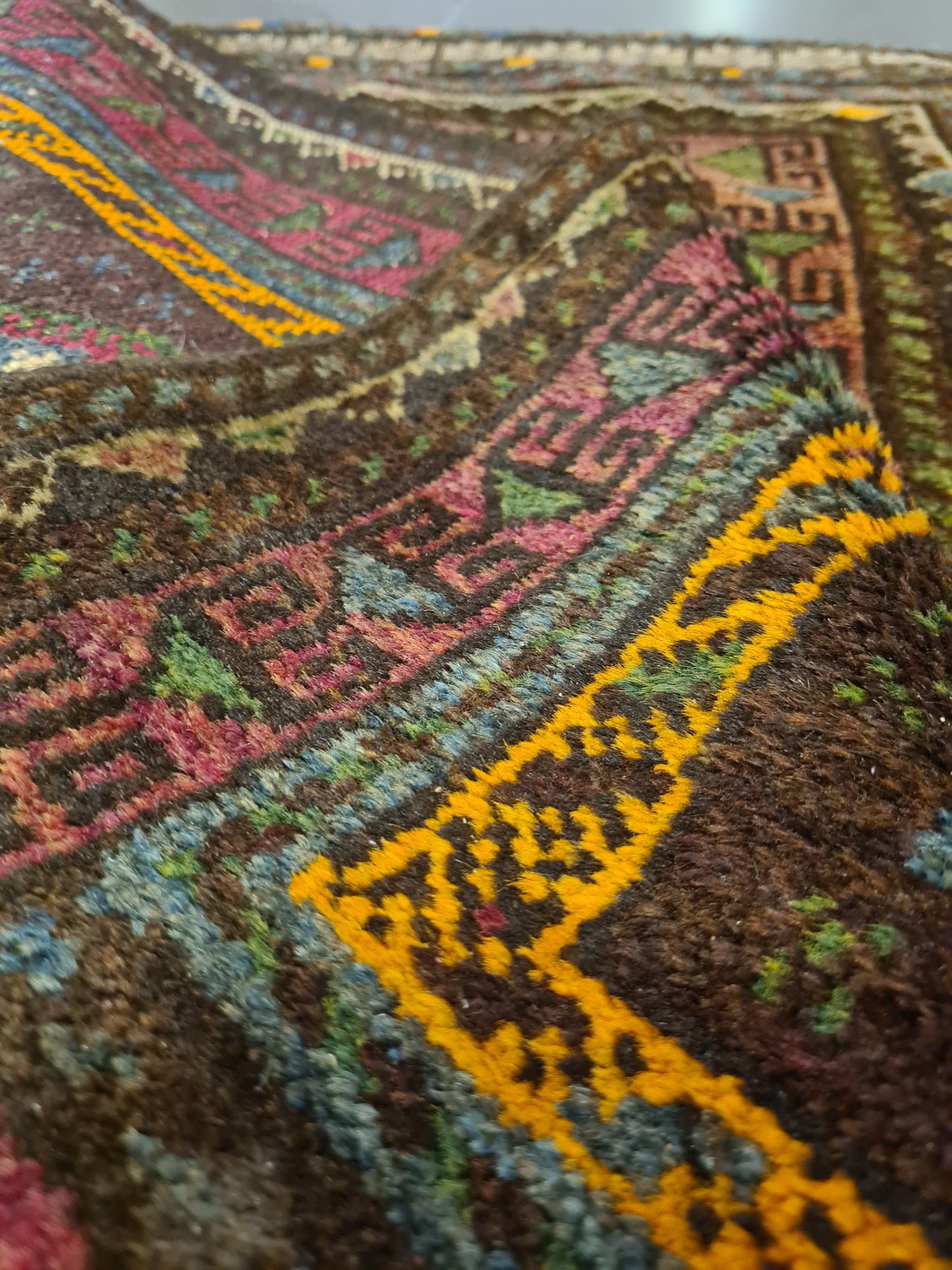 Antiker Feiner Belutsch Orientteppich Sammlerstück aus dem Orient 108x58cm