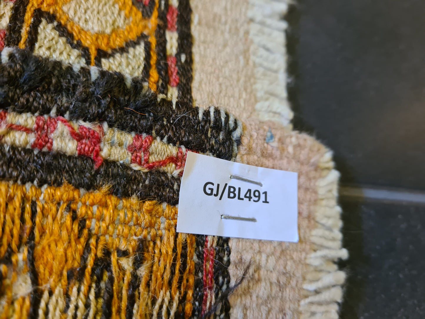 Antiker Feiner Sumak Kasak Orientteppich Wertvolles Sammlerstück 104x55cm