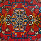Antiker Feiner Handgeknüpfter Malaya Perser Orientteppich 117x78cm