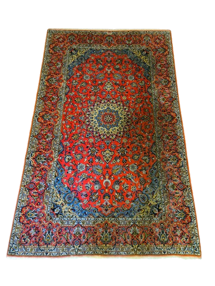 Hochwertiger Handgeknüpfter Perser Teppich Sarough Orientteppich 222x135cm