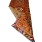 Antiker Einzigartiger Handgeknüpfter Perser Heris Läufer Feinste Qualität 328x104cm