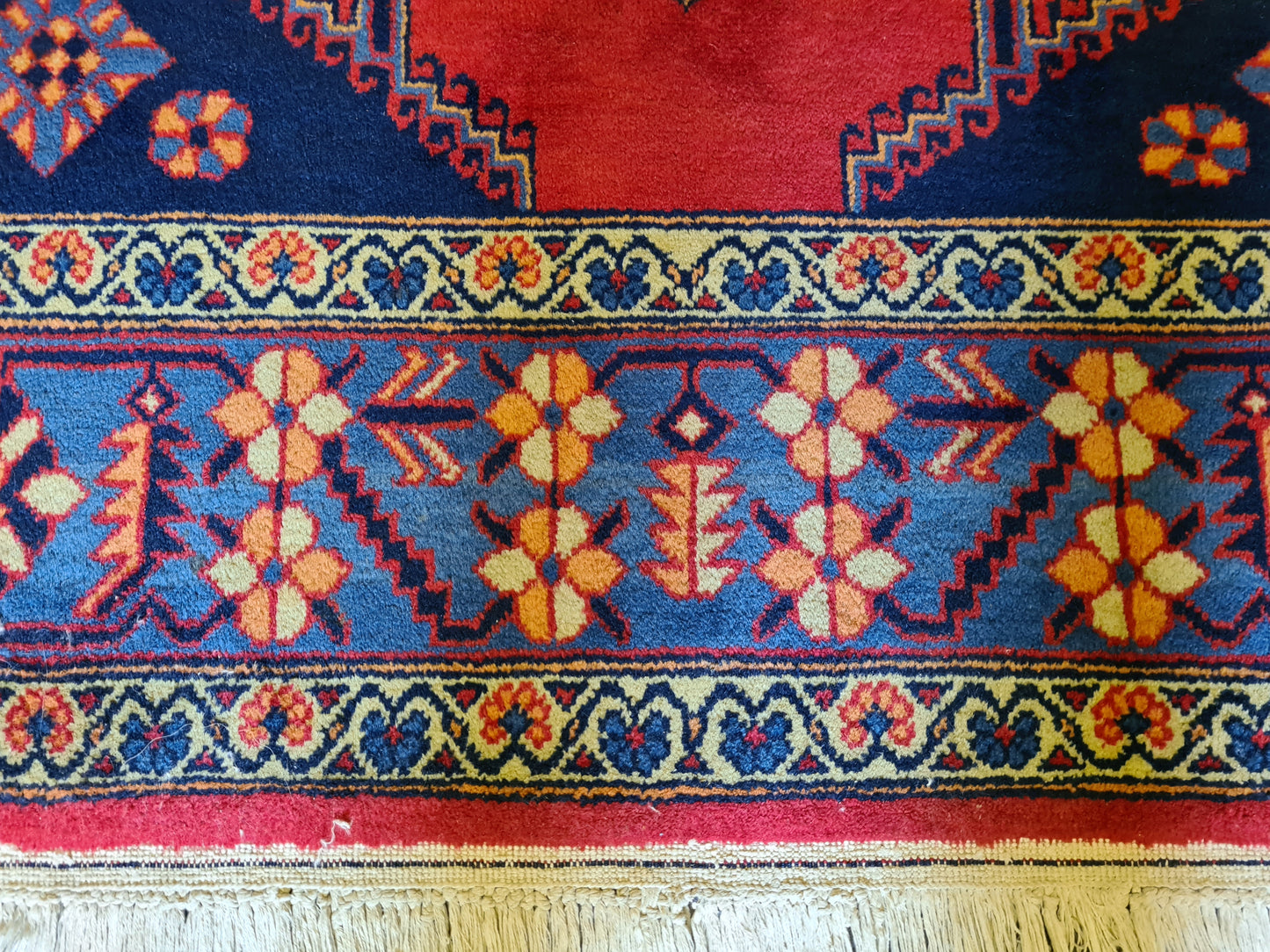 Einzigartiger Feiner Handgeknüpfter Wiss Orientteppich Antikes aus dem Orient 206x202cm