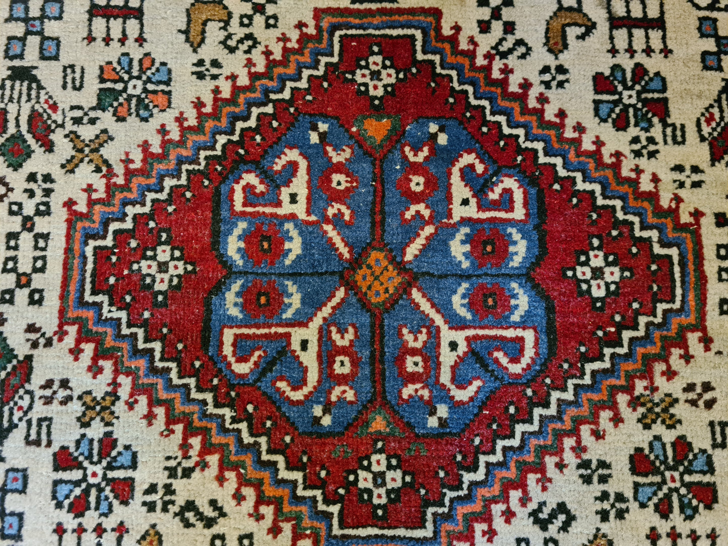 Handgeknüpfter Perser Senneh Bidjar Orientteppich 160x115cm