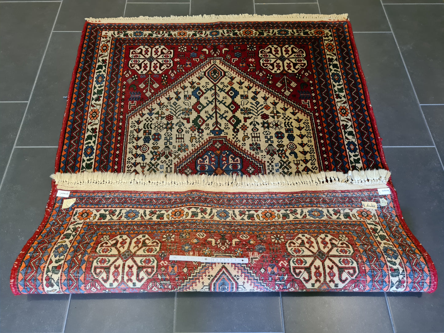 Handgeknüpfter Perser Senneh Bidjar Orientteppich 160x115cm