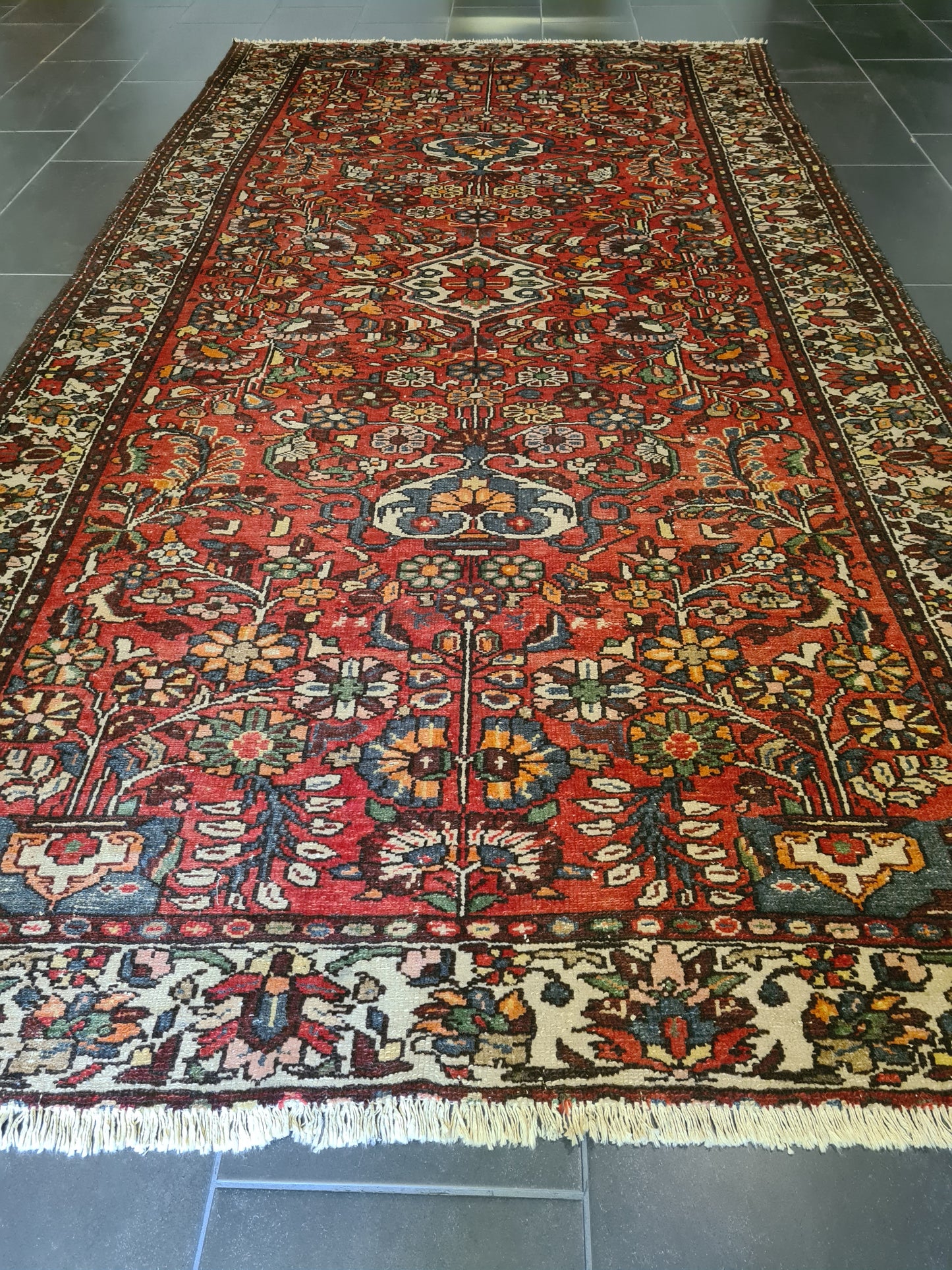 Antiker Feiner Perser Orientteppich Malaya Handgeknüpft und Zeitlos 310x163cm