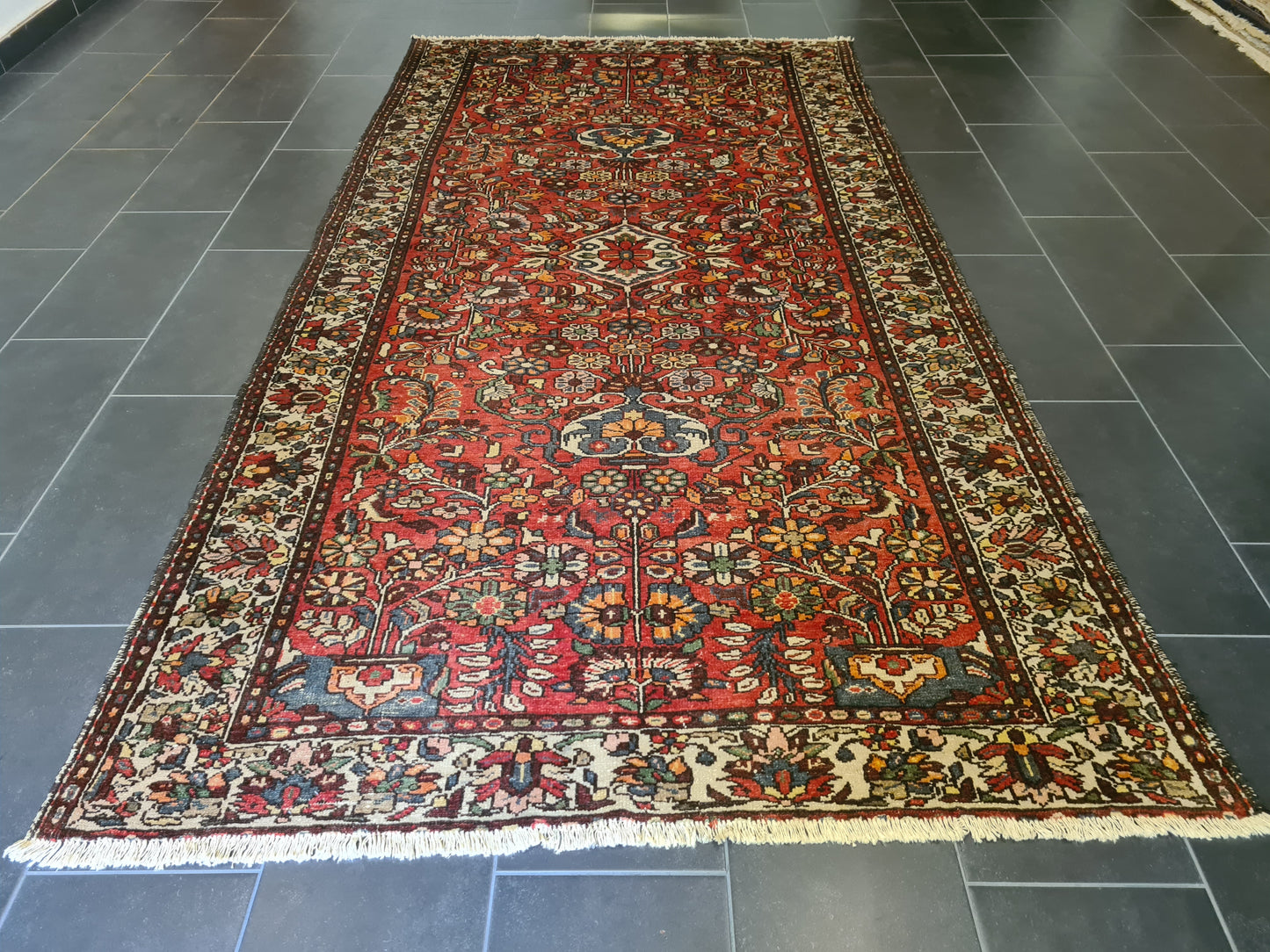 Antiker Feiner Perser Orientteppich Malaya Handgeknüpft und Zeitlos 310x163cm