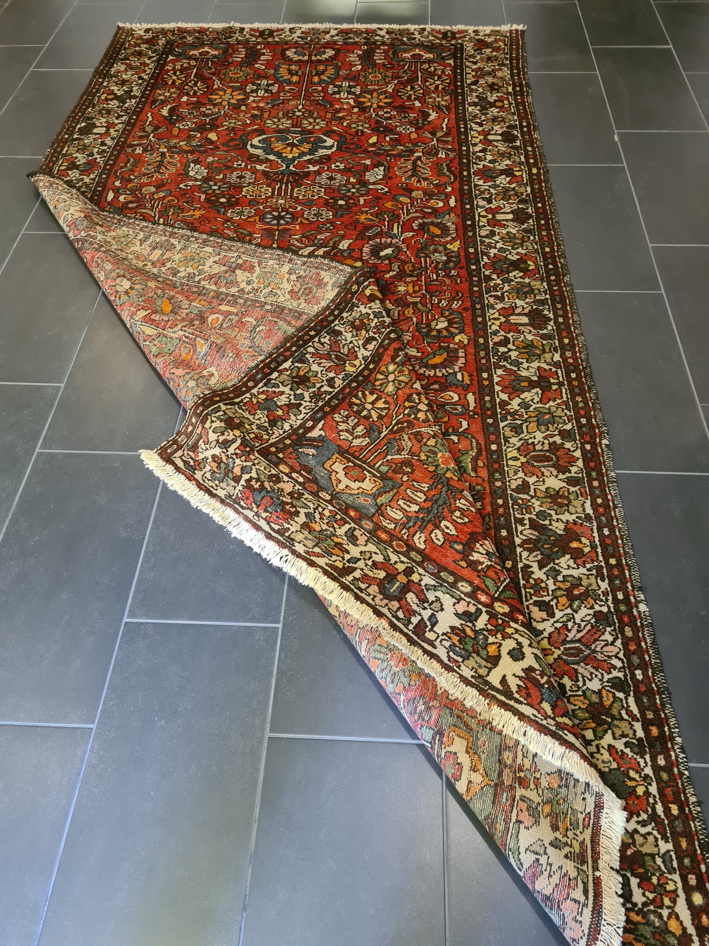 Antiker Feiner Perser Orientteppich Malaya Handgeknüpft und Zeitlos 310x163cm