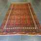 Antiker Feiner Turkman Jomut Perserteppich Handgeknüpftes Sammlerstück 232x126cm