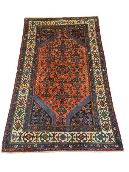 Antiker Feiner Perser Malaya Orientteppich Edles Sammlerstück 222x138cm