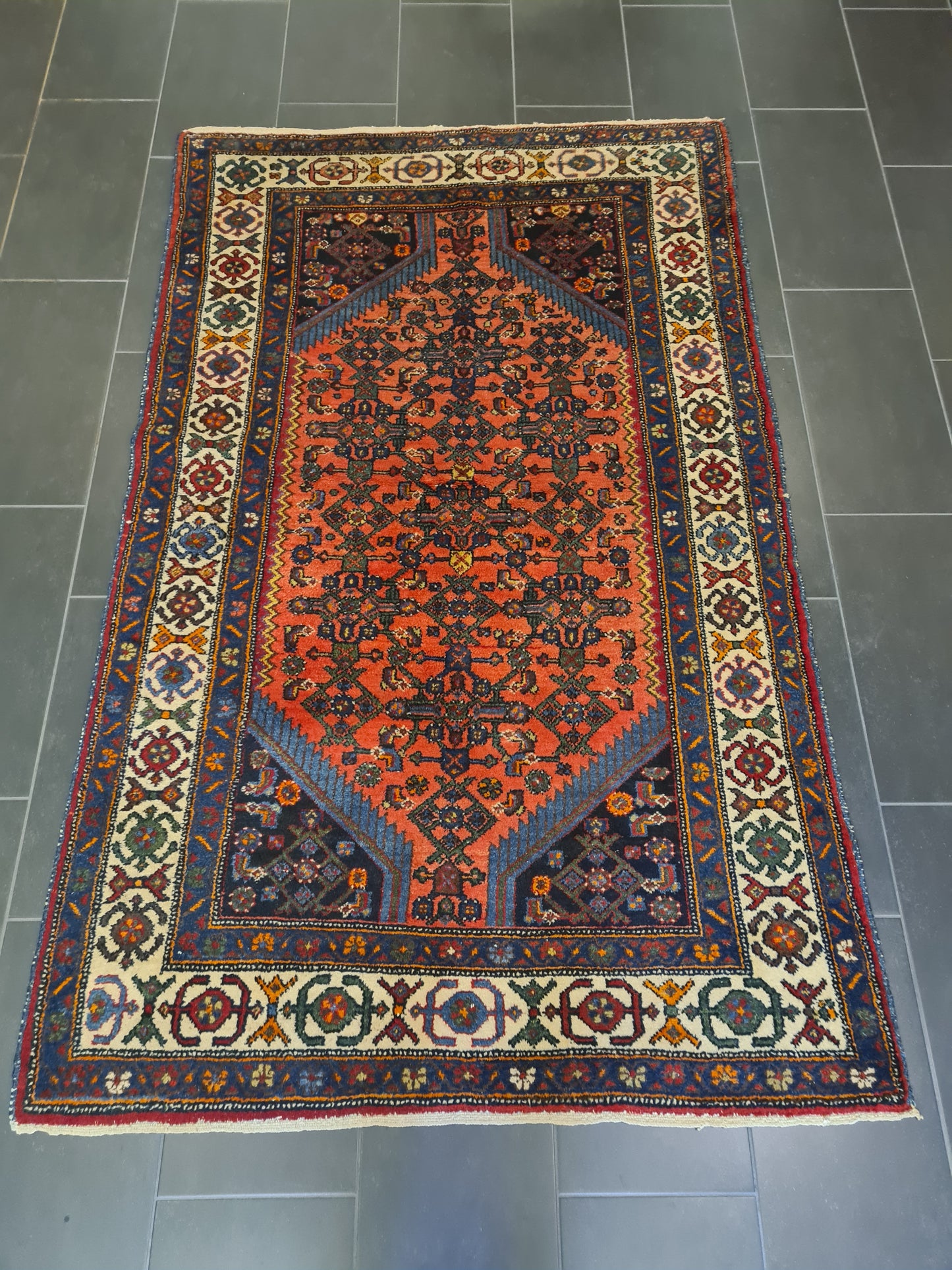 Antiker Feiner Perser Malaya Orientteppich Edles Sammlerstück 222x138cm