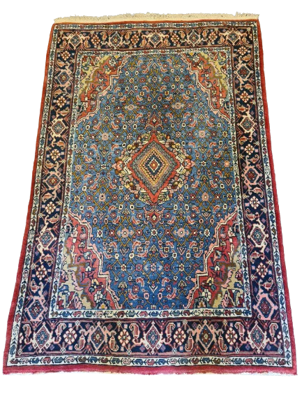 Handgeknüpfter Perser Bidjar Orientteppich 158x105cm