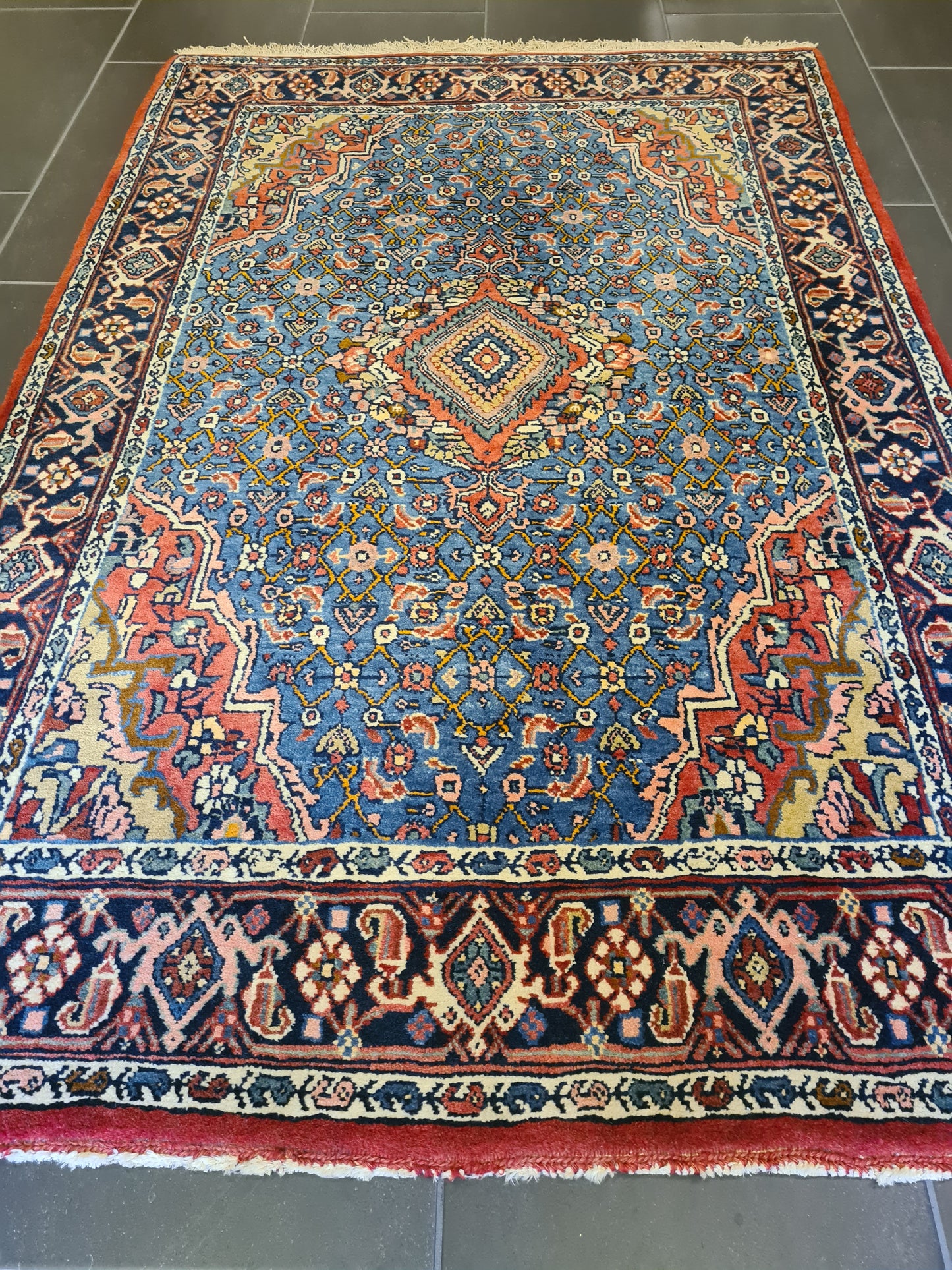 Handgeknüpfter Perser Bidjar Orientteppich 158x105cm