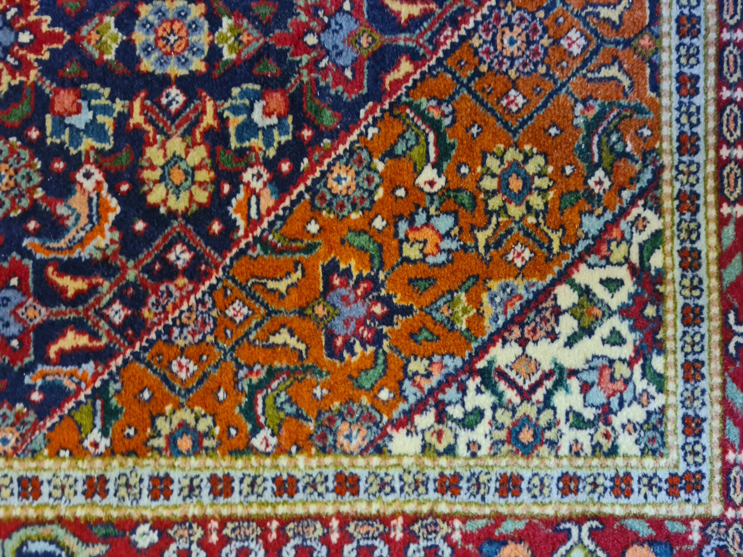 Handgeknüpfter Täbriz Orientteppich Kunst aus dem Orient 148x100cm