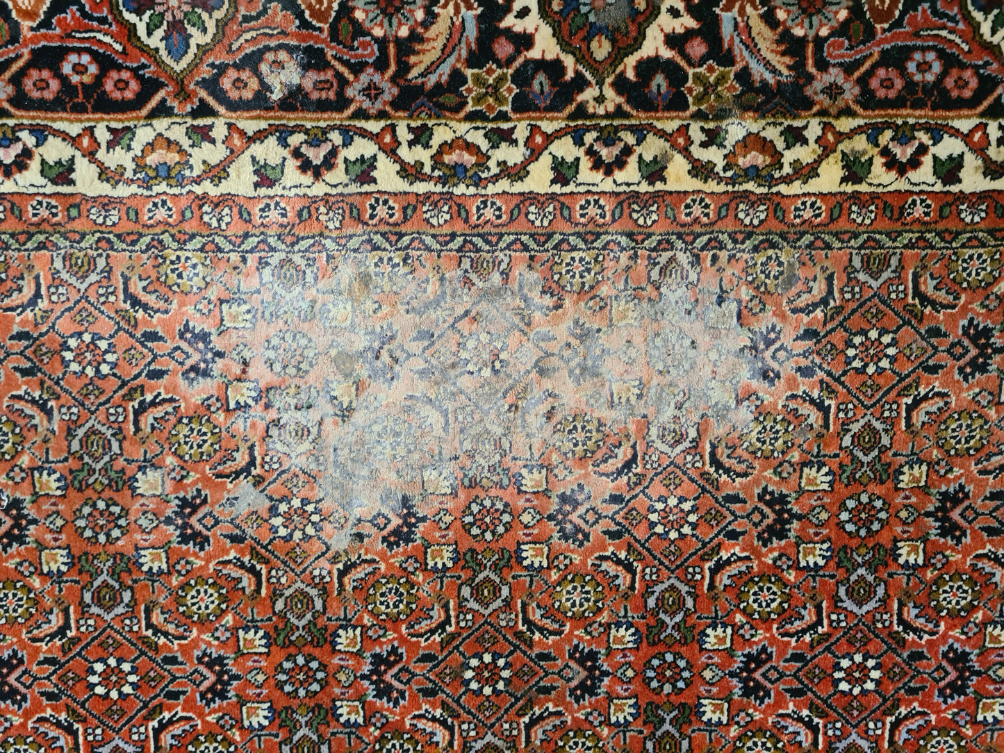 Königlicher Palast-Teppich – Handgeknüpfter Persischer Bidjar Orientteppich 346x252cm