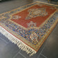 Königlicher Palastteppich Handgeknüpfter Perser Kirman Orientteppich 300x180cm